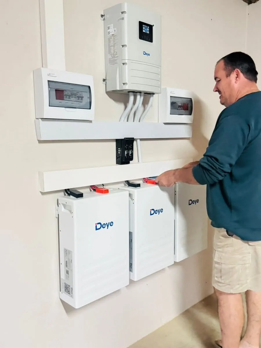 Deye inverter and battery installation by End Loadshedding