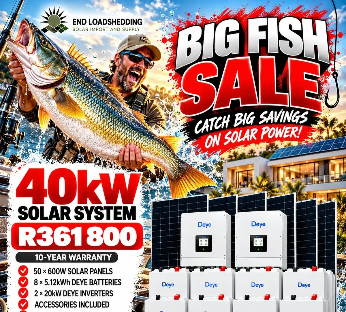 40kW Deye solar system package