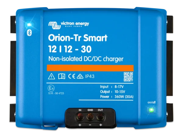 Victron Orion-Tr Smart 12/12-30A Non-isolated DC-DC Charger