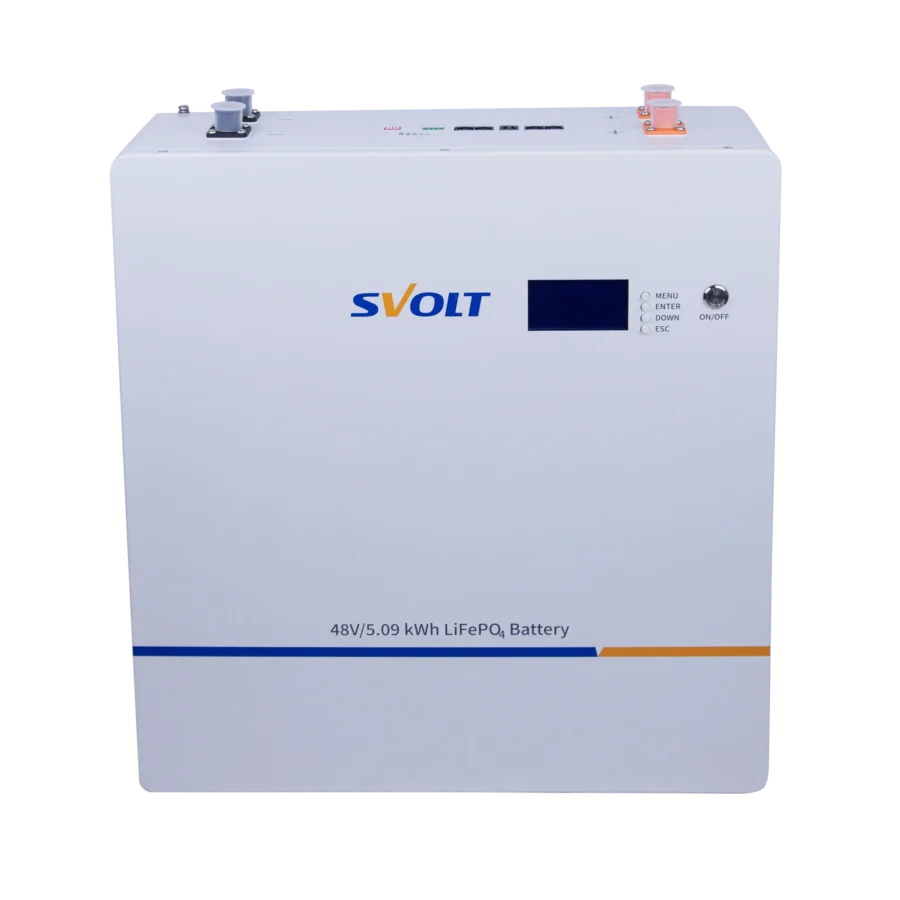 5.09KW S Volt Lithium Battery - Wall Mount