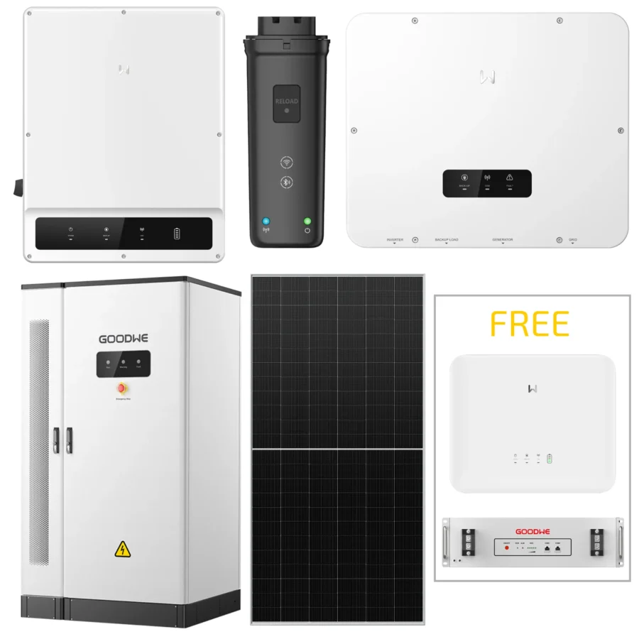 50kw + 150kw GoodWe Indoor Battery Bundle