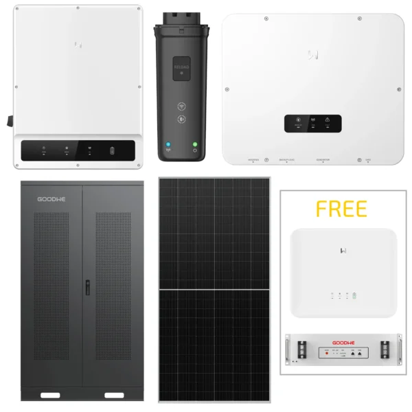 100kw GoodWe + 300Kwh Indoor Battery Solar Bundle