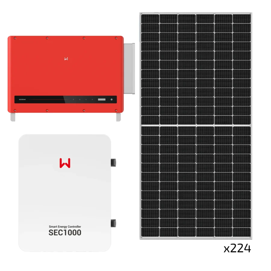 120kw Goodwe Grid Tie Solar Bundle