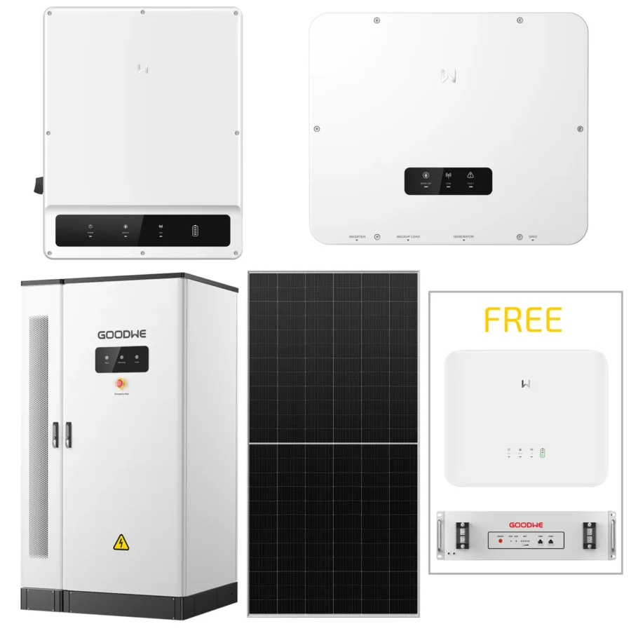 50kw + 100kw Battery GoodWe Solar Bundle