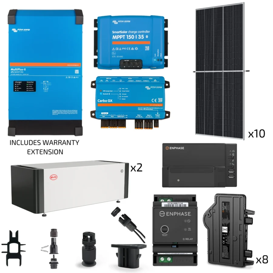 5kw OffGrid System Victron + Enphase Solar Bundle