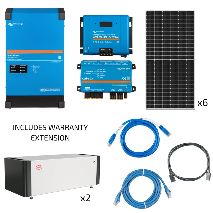 5kw Single Phase  System Victron Solar Bundle