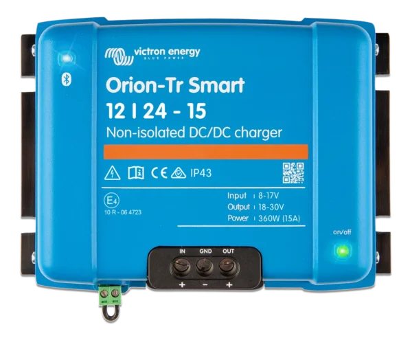 Victron Orion-Tr Smart 12/24-15A Non-isolated DC-DC Charger