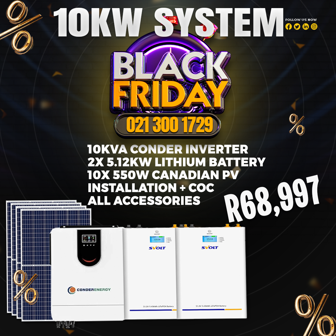 10kW System Black Friday Sale (2 batteries)