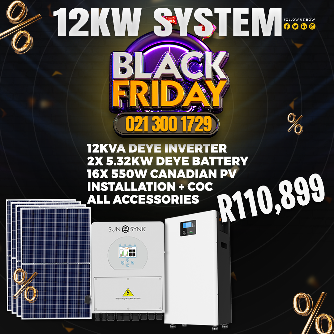12kW System Black Friday Sale (Deye/Sunsynk)