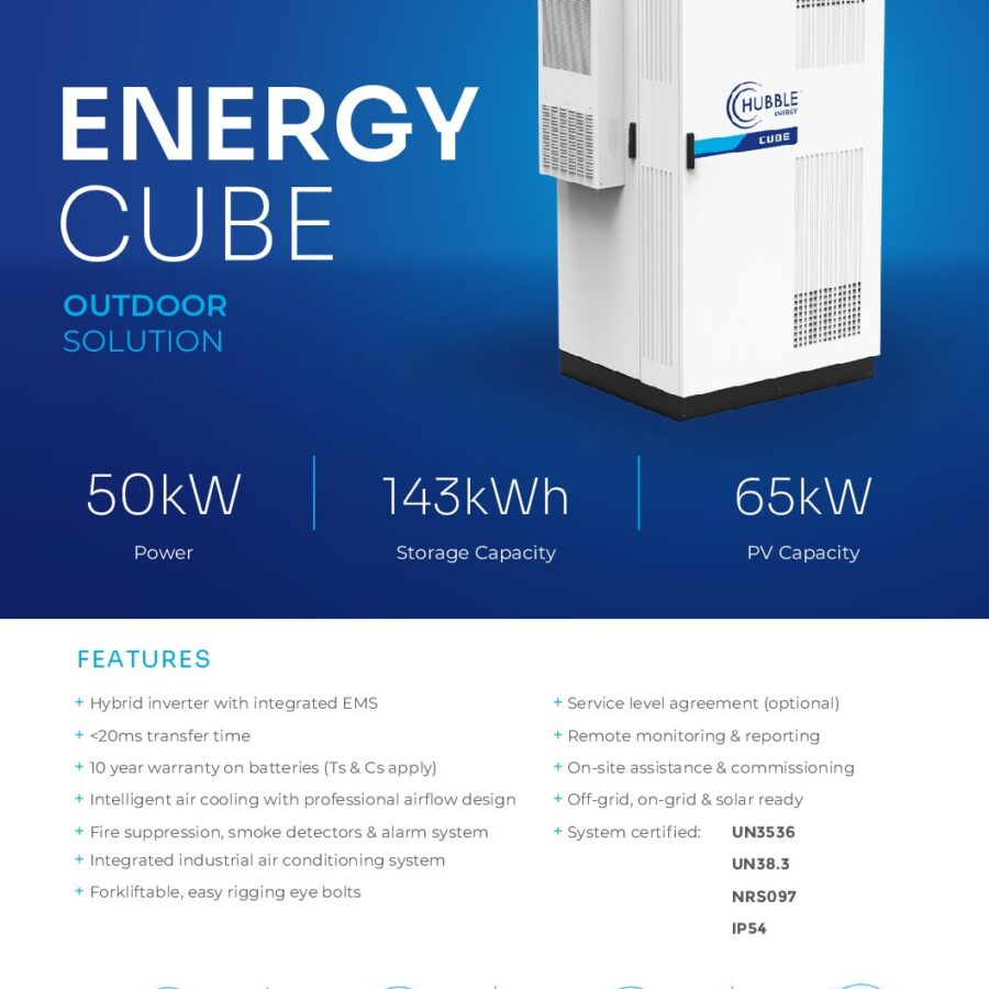 Hubble Energy Cube 143kWh